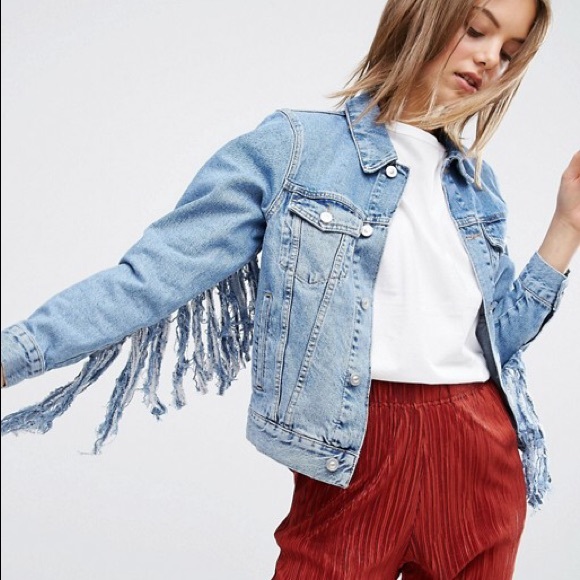 Fringe Denim Jacket - Picture 4 of 7